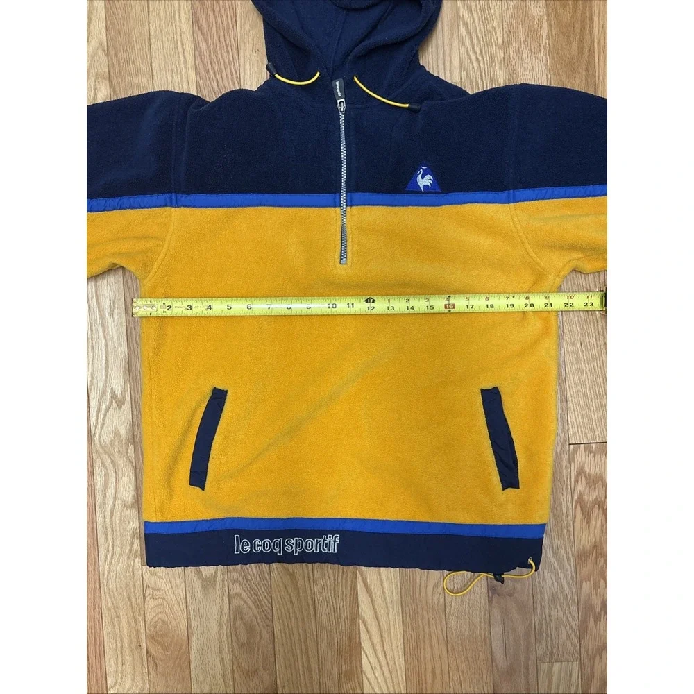 Le Coq Sportif Vintage Multicolour Half Zip Fleece - Size Youth‎ 14
